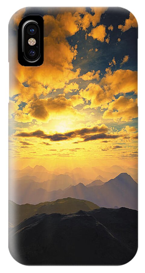 Mountains iPhone X Case featuring the photograph Heaven's Breath 27 by The Art of Marsha Charlebois