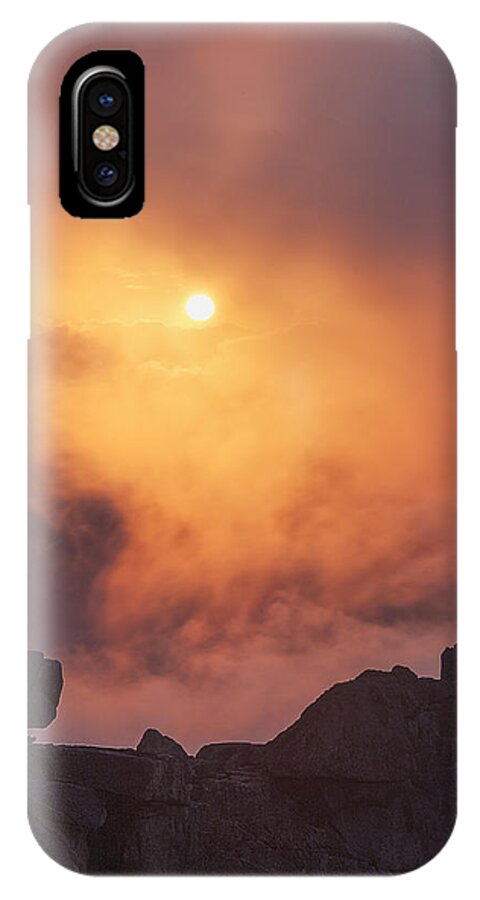 Sun iPhone X Case featuring the photograph Heaven's Gate by Morris McClung