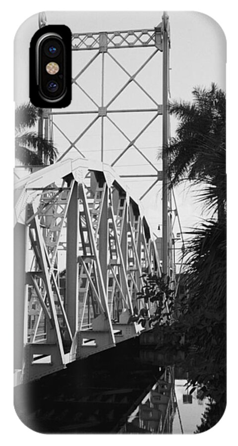 Miami Springs iPhone X Case featuring the photograph Historic Bridge by William Wetmore