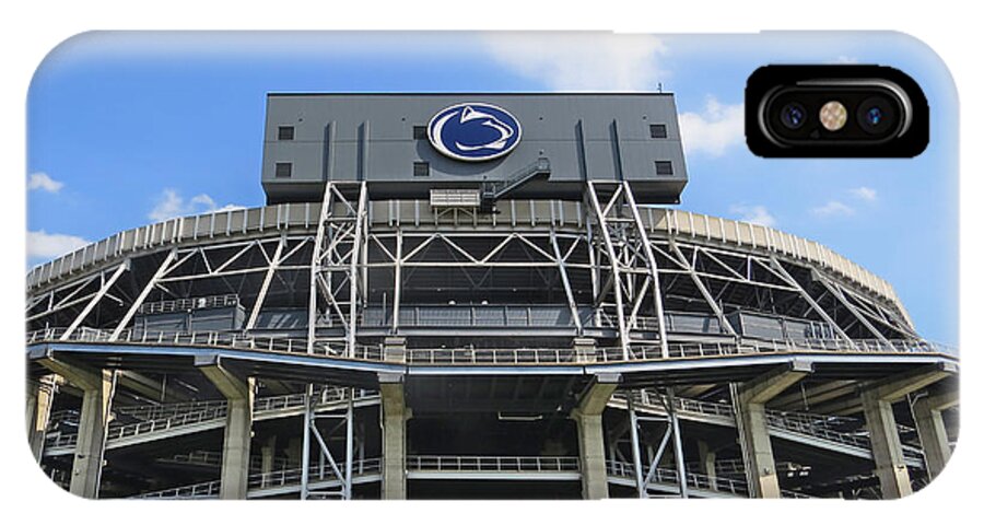 Beaver Stadium iPhone X Case featuring the photograph Home Of The Lions by Dawn Gari
