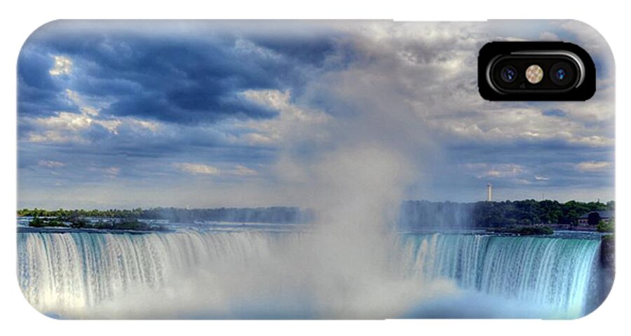 Niagara Falls iPhone X Case featuring the photograph Horseshoe Falls by Mel Steinhauer