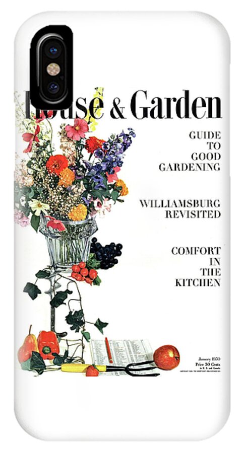 House And Garden Guide To Good Gardening Cover iPhone X Case