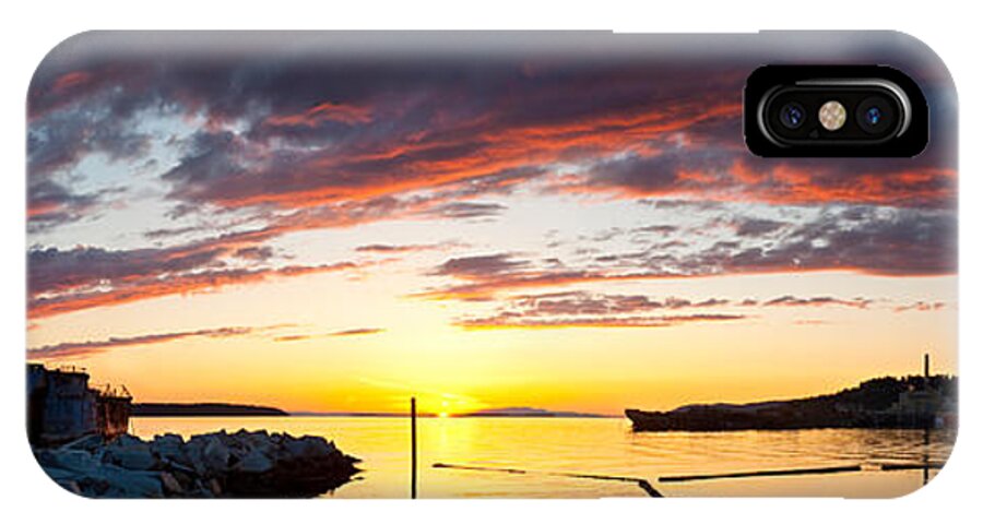  Coastal iPhone X Case featuring the photograph Hulk Cloud Arch by Darren Bradley