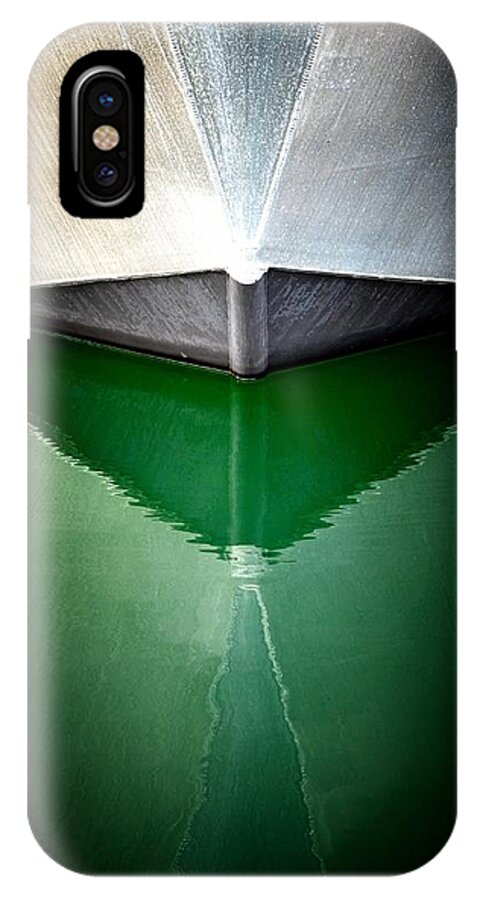 Newel Hunter iPhone X Case featuring the photograph Hull Abstract 3 by Newel Hunter