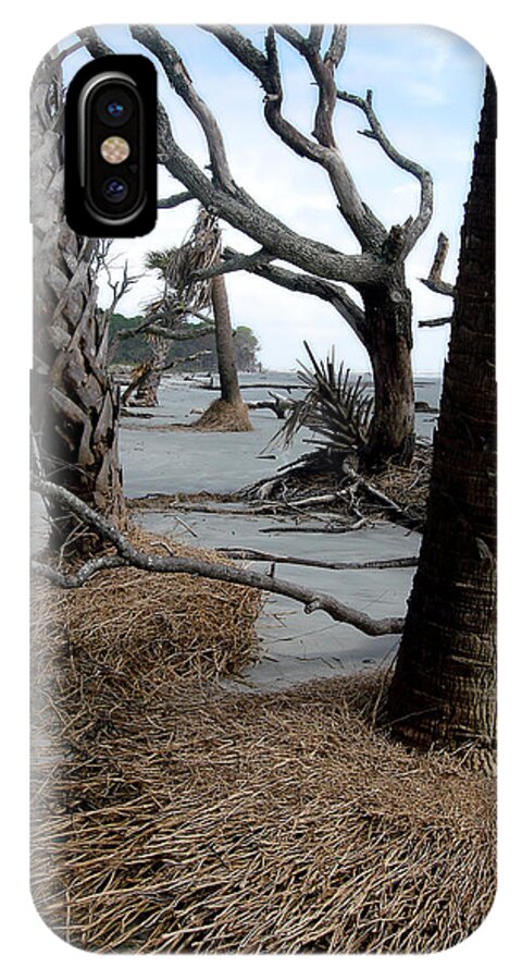Island iPhone X Case featuring the photograph Hunting Island - 4 by Ellen Tully