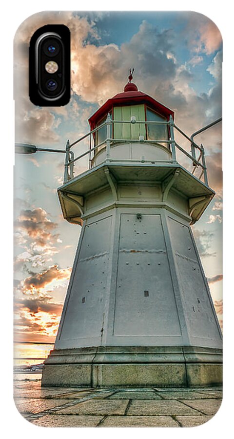 Lighthouse iPhone X Case featuring the photograph Illuminate by EXparte SE