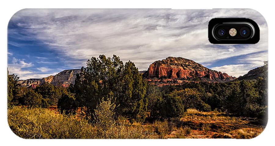 2014 iPhone X Case featuring the photograph In The Valley Below by Mark Myhaver
