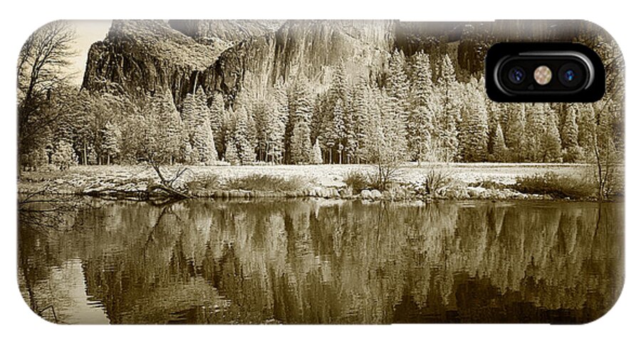 Yosemite iPhone X Case featuring the photograph Infrared view of Yosemite by Carol M Highsmith