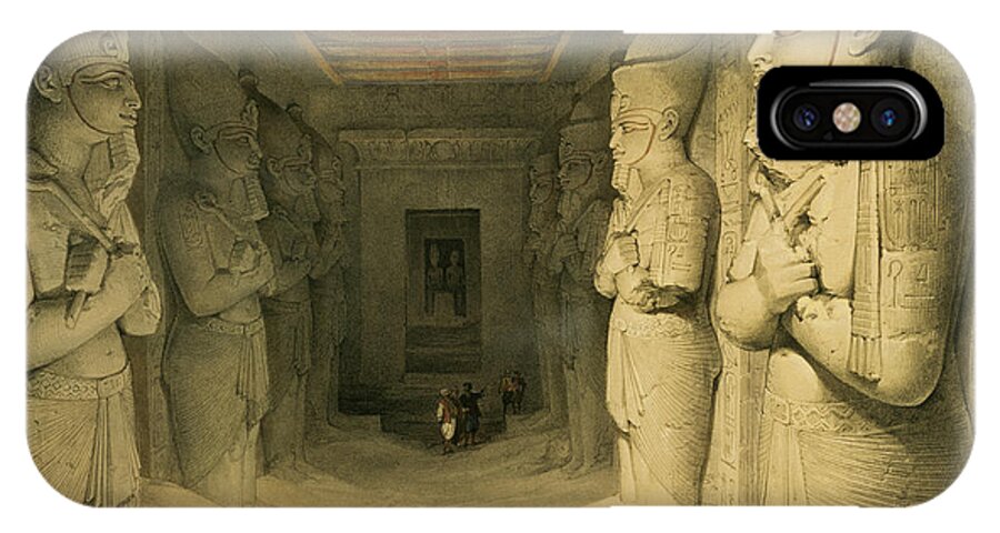 Interior Of The Temple Of Abu Simbel Iphone X Case