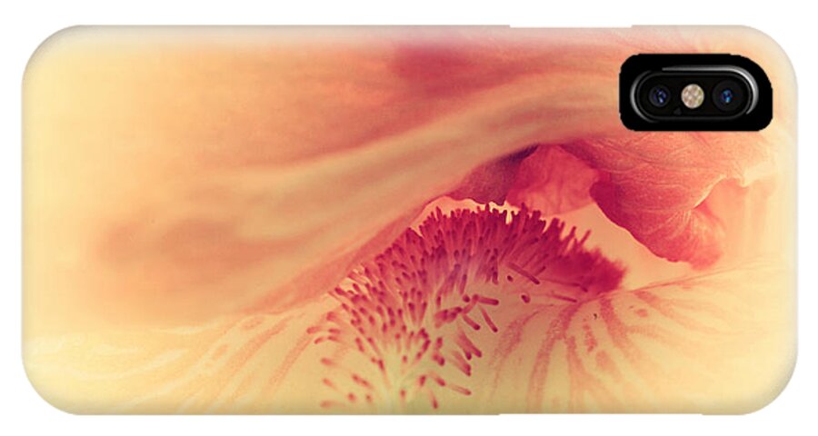 Flower iPhone X Case featuring the photograph Iris Macro by Karen Slagle