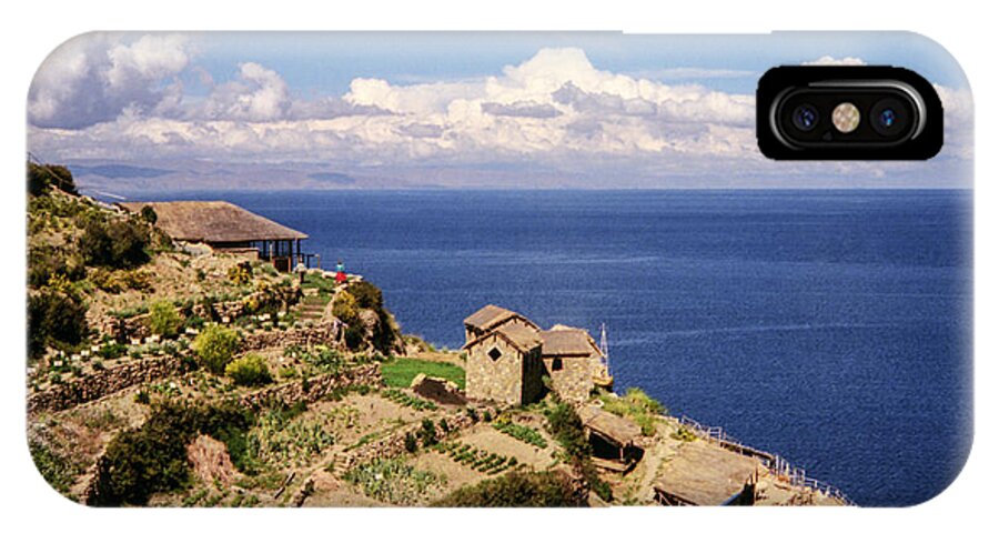 Lake Titicaca iPhone X Case featuring the photograph Isla del Sol by Suzanne Luft