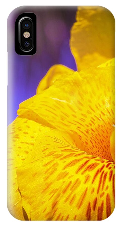 Canna Lily iPhone X Case featuring the photograph Island Beauty by Maria Robinson
