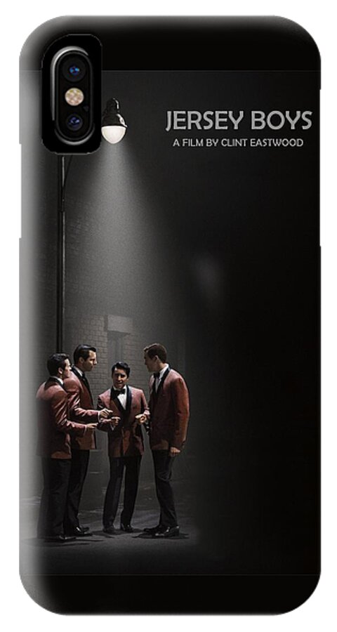 Movie Poster iPhone X Case featuring the photograph Jersey Boys by Clint Eastwood by Movie Poster Prints
