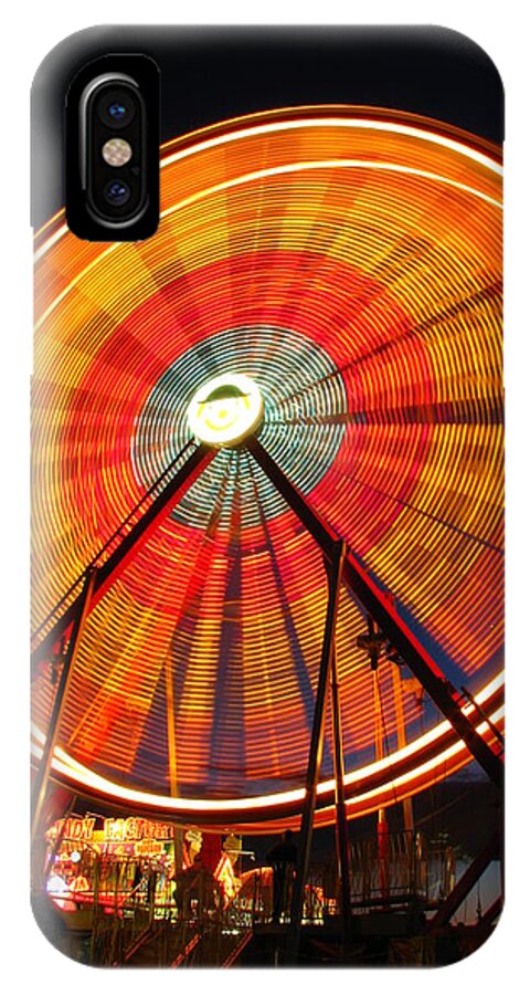 Ferris Wheel iPhone X Case featuring the photograph Joker by Matthew Barton