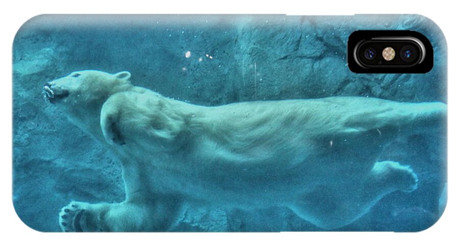 Polar Bear iPhone X Case featuring the photograph Journey to Churchill J2C by Larry Trupp