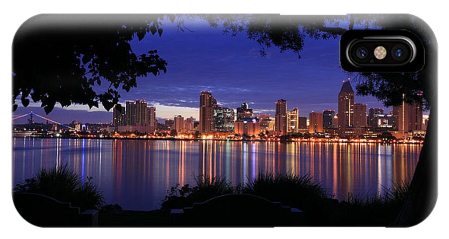 Landscape iPhone X Case featuring the photograph Just before Sunrise San Diego by Scott Cunningham