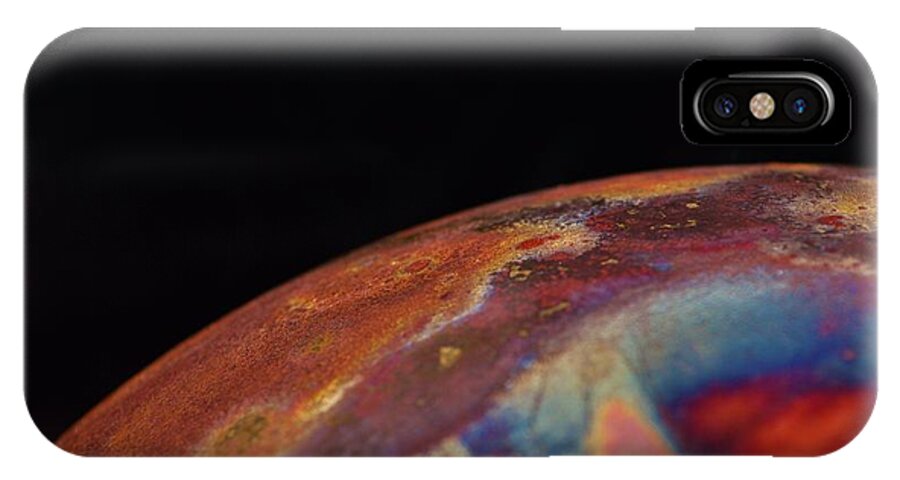 Planet iPhone X Case featuring the photograph Fifth Dimensional Earth by Sharon Ackley