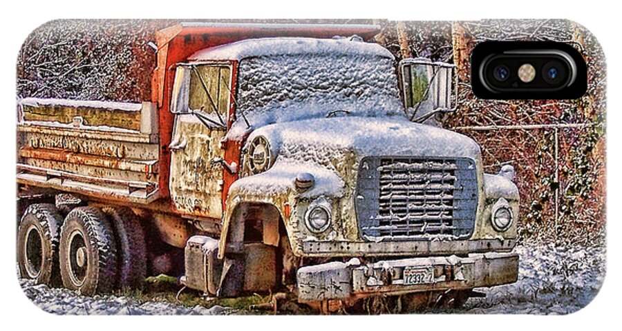 Truck iPhone X Case featuring the photograph Just Worn Out by Ron Roberts