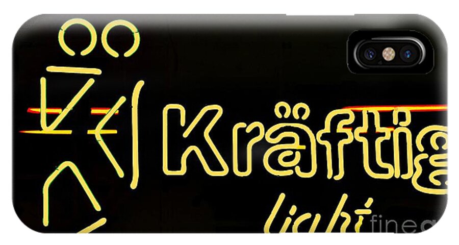  iPhone X Case featuring the photograph Kraftig Light 1 by Kelly Awad