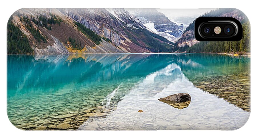 Lake Louise iPhone X Case featuring the photograph Lake Louise Banff National Park by Pierre Leclerc Photography