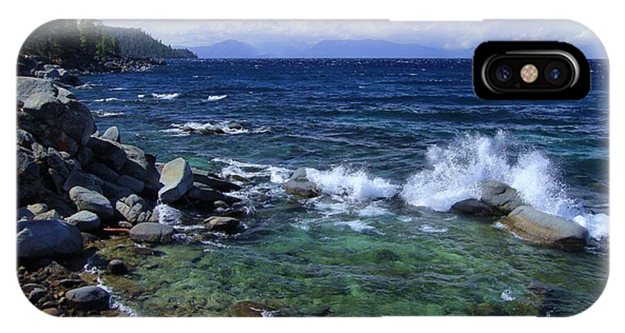 Lake Tahoe iPhone X Case featuring the photograph Lake Tahoe Wild by Sean Sarsfield