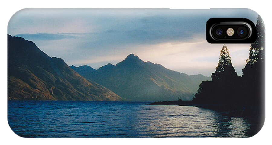 New Zealand iPhone X Case featuring the photograph Lake Wakatipu by Jon Emery