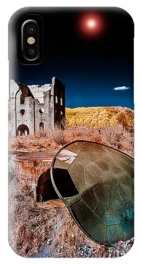 Derelict iPhone X Case featuring the photograph Last Moment by Russell Brown