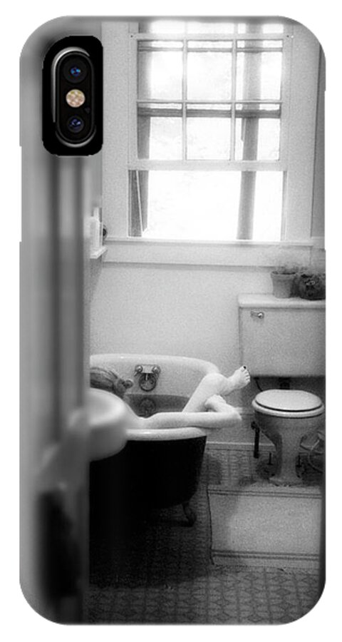 Nude iPhone X Case featuring the photograph Lazy Afternoon by Lindsay Garrett