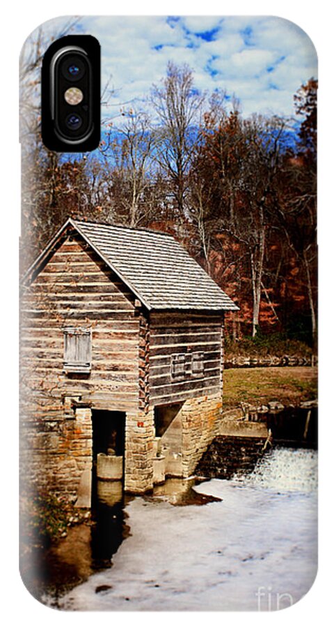 Levi iPhone X Case featuring the photograph Levi Jackson Park Water Mill by Stephanie Frey