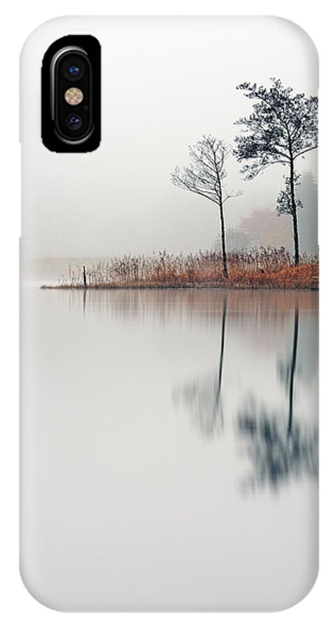 Loch Ard Canvas iPhone X Case featuring the photograph Loch Ard Reflections by Grant Glendinning
