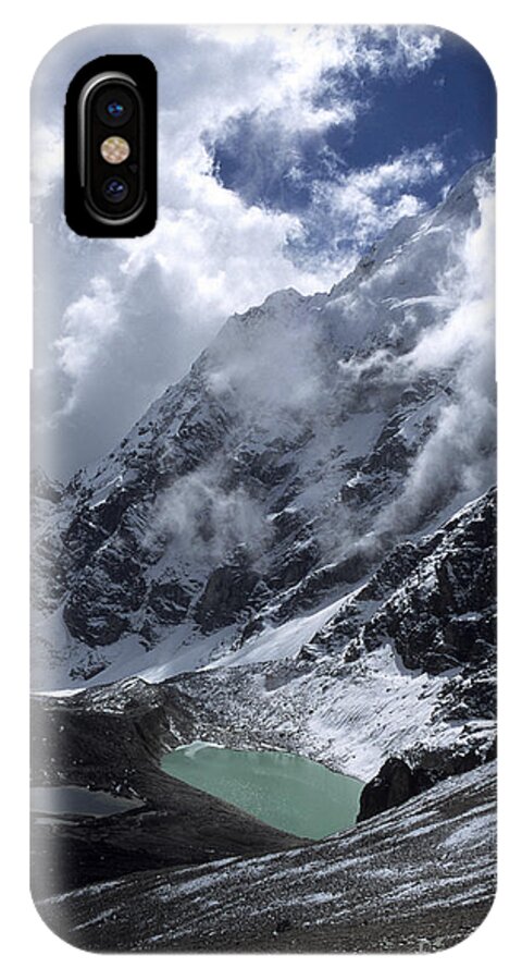 Peru iPhone X Case featuring the photograph Lonely Lake on the Inca Trail by James Brunker