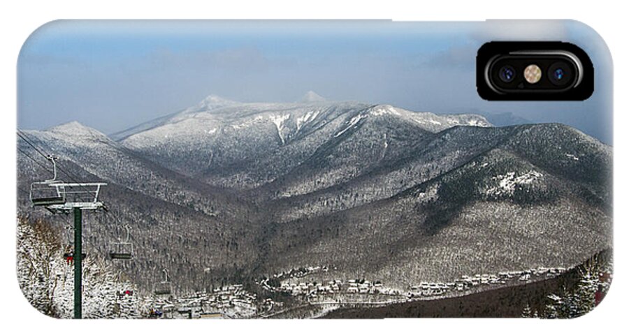 Loon Mountain iPhone X Case featuring the photograph Loon Mountain Ski Resort White Mountains Lincoln NH by Glenn Gordon
