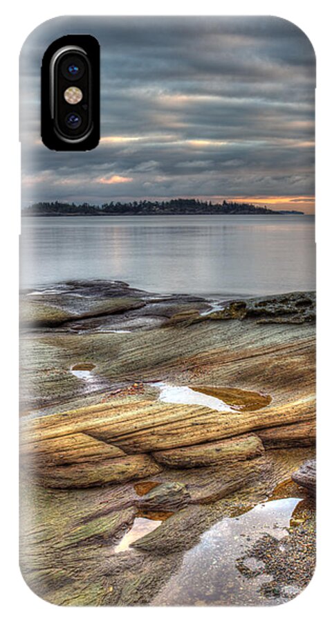 Landscape iPhone X Case featuring the photograph Madrona Sunrise by Randy Hall