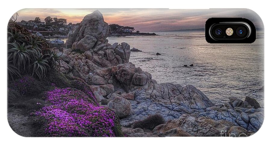 Seascape iPhone X Case featuring the photograph Magic Carpet in Pacific Grove by Charlene Mitchell