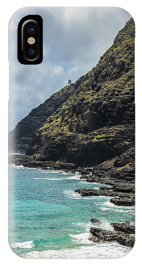 Aqua iPhone X Case featuring the photograph Makapuu Point 1 by Leigh Anne Meeks