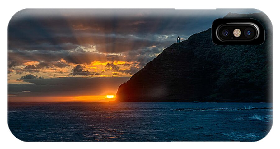 Hawaii iPhone X Case featuring the photograph Makapuu Sunrise by Dan McManus