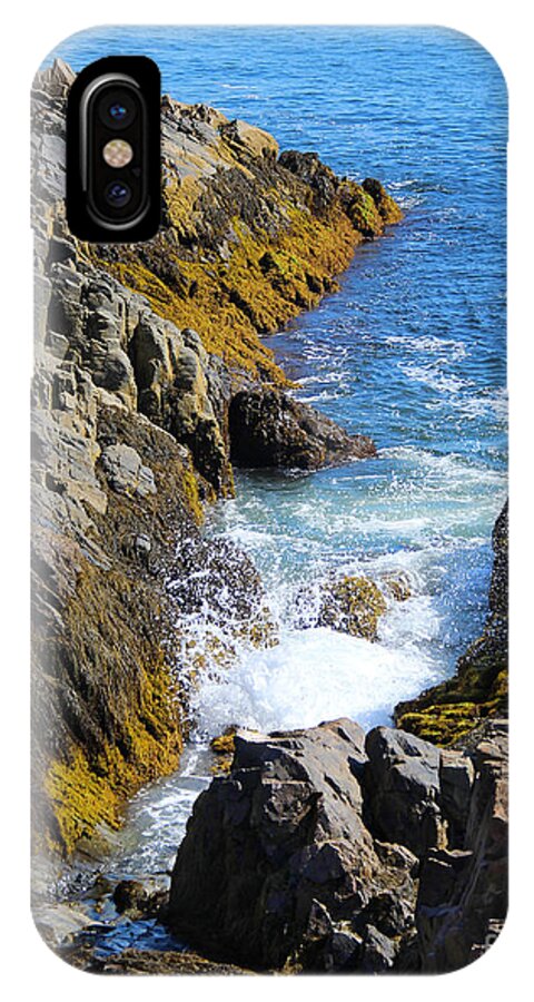 Landscape iPhone X Case featuring the photograph Marginal Way Crevice by Jemmy Archer