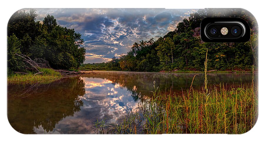 2012 iPhone X Case featuring the photograph Meramec River by Robert Charity