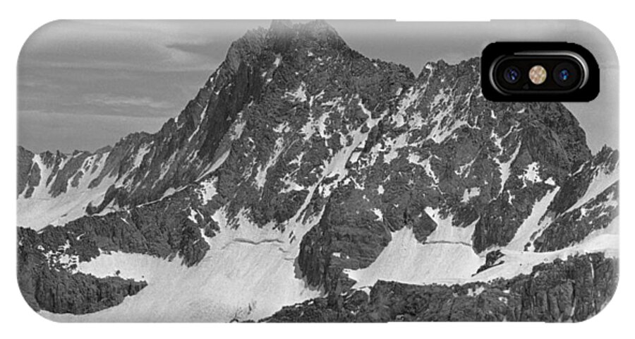 Middle Palisade iPhone X Case featuring the photograph 406429-E-Middle Palisade BW by Ed Cooper Photography