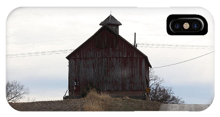 Photograph iPhone X Case featuring the photograph Miller Barn by Kathryn Cornett