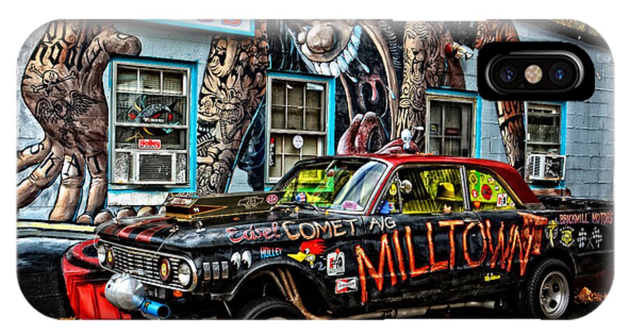 Car iPhone X Case featuring the photograph Milltown's Edsel Comet by Mike Martin