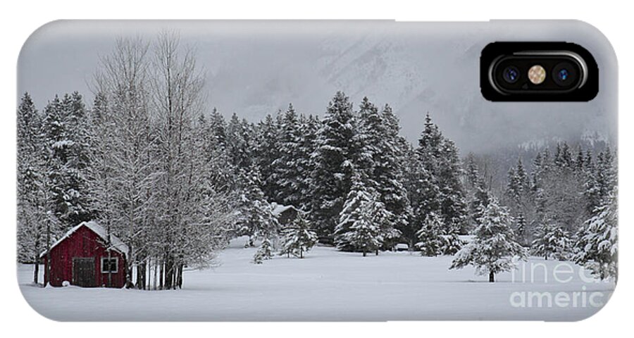 Montana Landscape iPhone X Case featuring the photograph Montana Morning by Diane Bohna