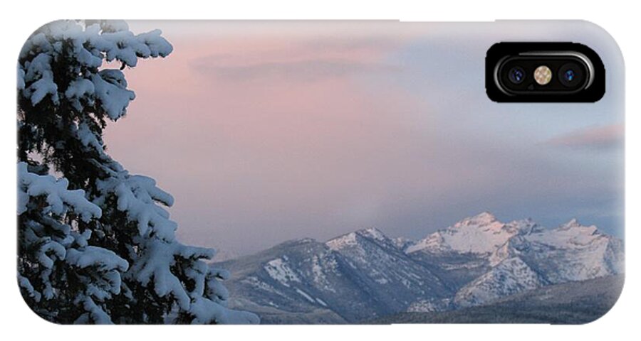 Montana Photograph iPhone X Case featuring the photograph Montana Winter by Joseph J Stevens