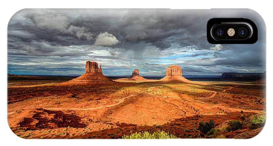 Mark Whitt iPhone X Case featuring the photograph Monument Valley by Mark Whitt