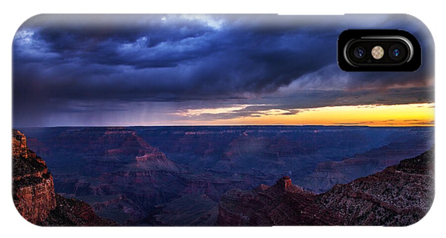 Storm iPhone X Case featuring the photograph Morning Storm by James Bethanis