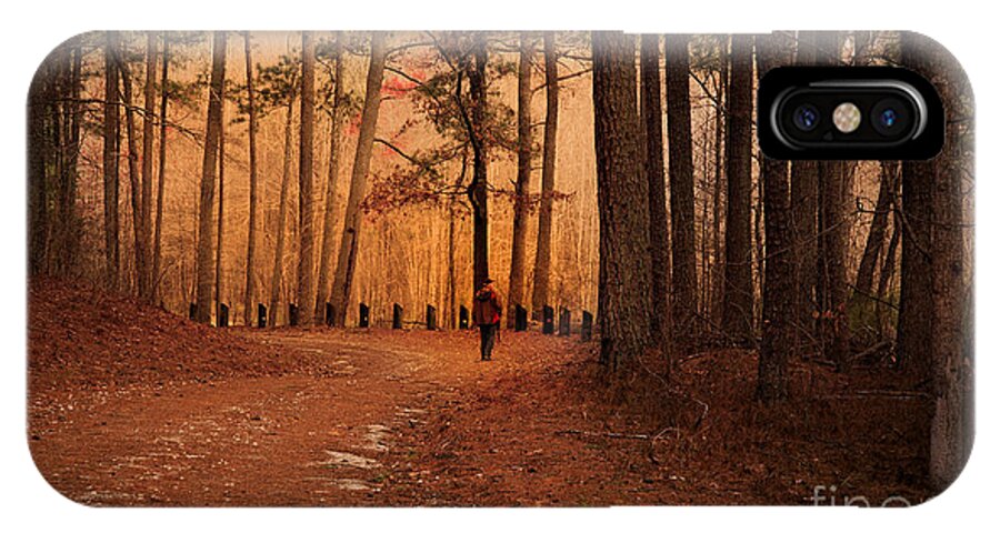 Cochran Mills iPhone X Case featuring the photograph Morning Walk by Sally Simon