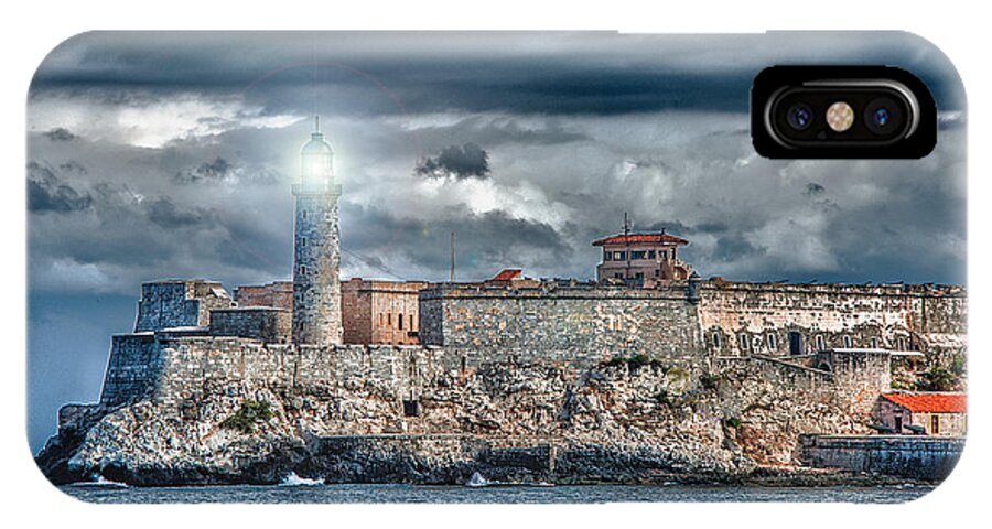  Cuba iPhone X Case featuring the photograph Morro Castel by Patrick Boening