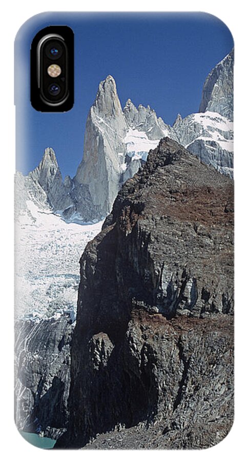 Prott iPhone X Case featuring the photograph Mount Fitzroy Patagonia by Rudi Prott