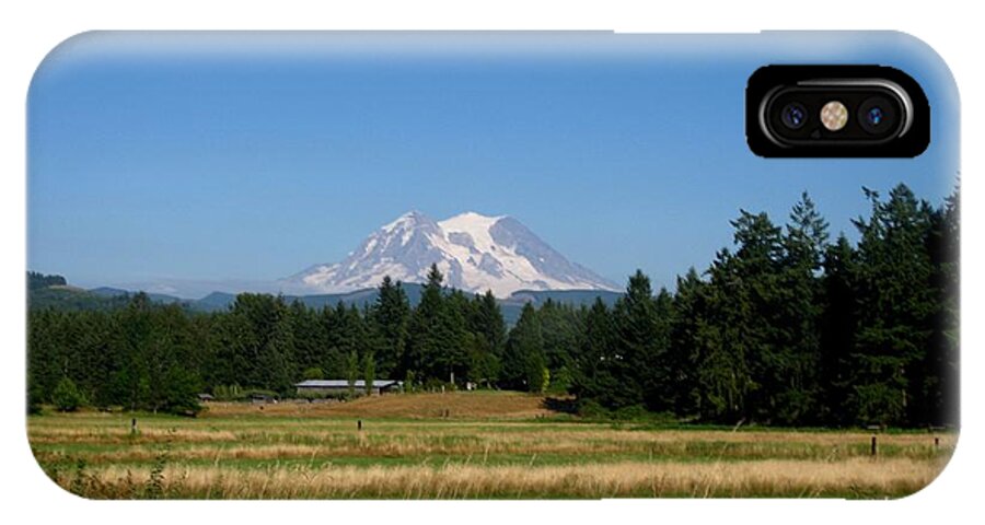 Kathy Long iPhone X Case featuring the photograph Mount Rainier 8 by Kathy Long