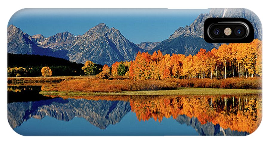 Mount Moran iPhone X Case featuring the photograph Mt. Moran Reflection by Ed Riche